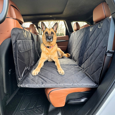 Backseat Extender for Dogs - Standard Black - No Door Covers